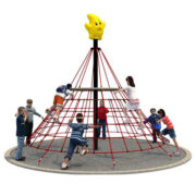 Bộ leo dây hình chóp cho các bé vận động ngoài trời