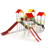 Liên hoàn cầu trượt kèm leo dây ANK - 014