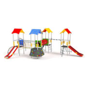 Liên hoàn cầu trượt kèm leo dây ANK - 020