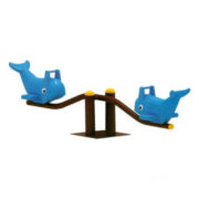 Bập bênh cho bé ngoài trời con cá voi nhập khẩu ABB - 002