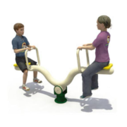 Bập bênh cho bé ngoài trời kiểu mới lạ ABB - 014