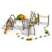 Bộ vận động leo dây đa năng kèm thang leo cho trẻ em vui chơi
