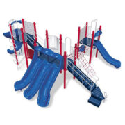 Bộ vận động leo trèo cầu trượt cho sân chơi trẻ em thú vị