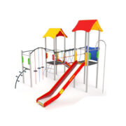 Cầu trượt liên hoàn kèm leo dây ANK - 024