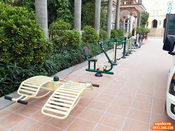 Công trình lắp đặt dụng cụ thể thao ngoài trời cho khu dân cư tại Bắc Ninh