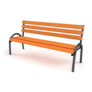 Ghế công viên có tựa không vịn giá mềm chất lượng cao