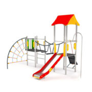 Liên hoàn cầu trượt kèm leo dây ANK - 032