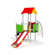 Liên hoàn cầu trượt kèm leo dây ANK - 037