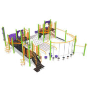 Sân chơi vận động thể chất cho trẻ em ngoài trời chất lượng giá rẻ