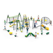 Sân chơi vận động thể chất cho trẻ em ngoài trời chất lượng