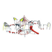 Sân chơi vận động leo dây ngoài trời cho trẻ em rèn luyện thể chất