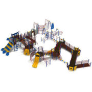 Sân chơi vận động leo dây ngoài trời cho trẻ em vui chơi