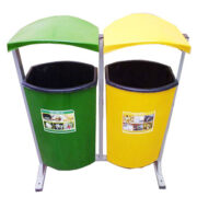 Thùng rác treo đơn - đôi ngoài trời giá rẻ chất lượng