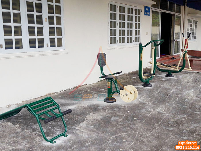 Lắp đặt hệ thống thiết bị dụng cụ thể thao cho khu kí túc xá công nhân tại Bắc Ninh