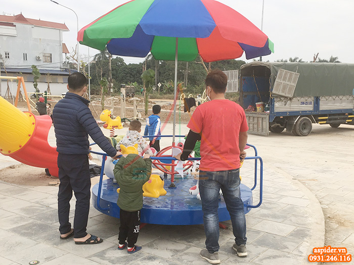 Lắp đặt thiết bị thể dục ngoài trời công viên, đồ chơi ngoài trời trẻ em tại Đông Anh, Hà Nội