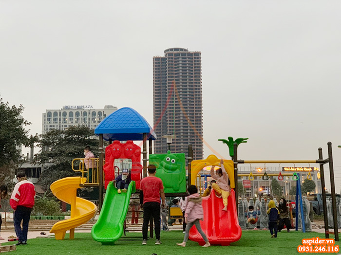 Lắp đặt thiết bị thể dục ngoài trời công viên tại Hà Đông, Hà Nội