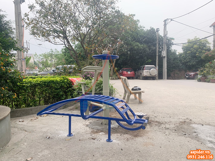 Lắp đặt thiết bị thể dục ngoài trời cho khách hàng tại Hà Nội và Thái Nguyên