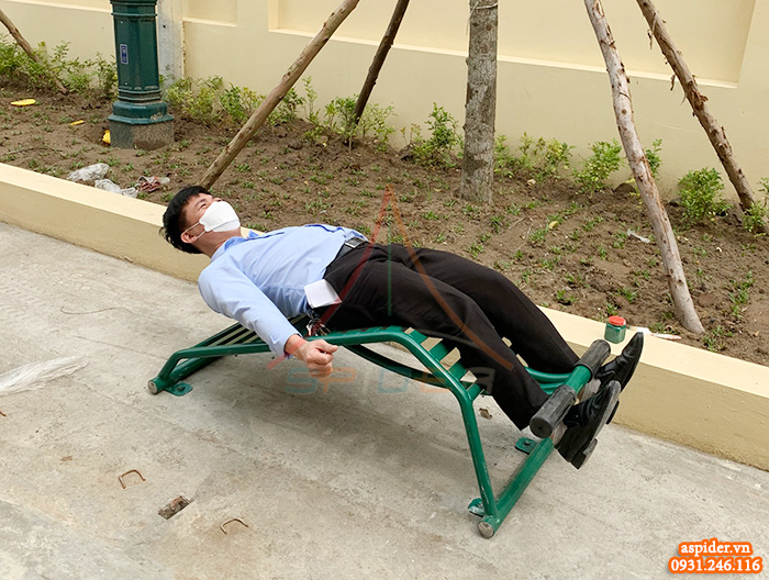 Thi công lắp đặt dụng cụ thể dục ngoài trời cho nhà văn hóa tại tỉnh Hải Dương