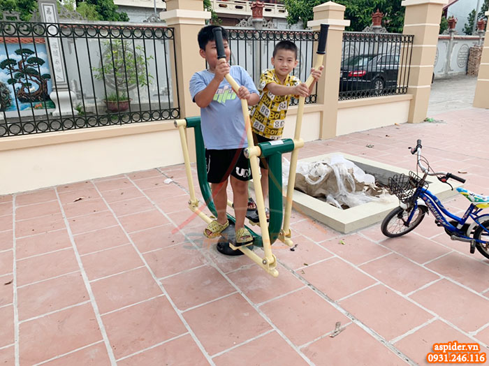 Lắp đặt máy thể dục thể thao ngoài trời tại nhà văn hóa thôn Gia Lộc, Đông Anh, Hà Nội