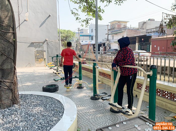 Lắp đặt máy tập thể dục thể thao ngoài trời cho khu dân cư tại Nam Định