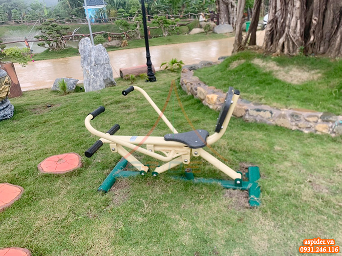 Lắp đặt thiết bị thể dục thể thao ngoài trời cho sân vườn gia đình anh Dũng tại Thanh Hóa